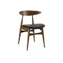 Bolton Dining Table 1.6m in Walnut with 4 Tricia Dining Chair in Espresso - 7