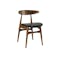 Tricia Dining Chair - Walnut, Espresso (Faux Leather) - 0