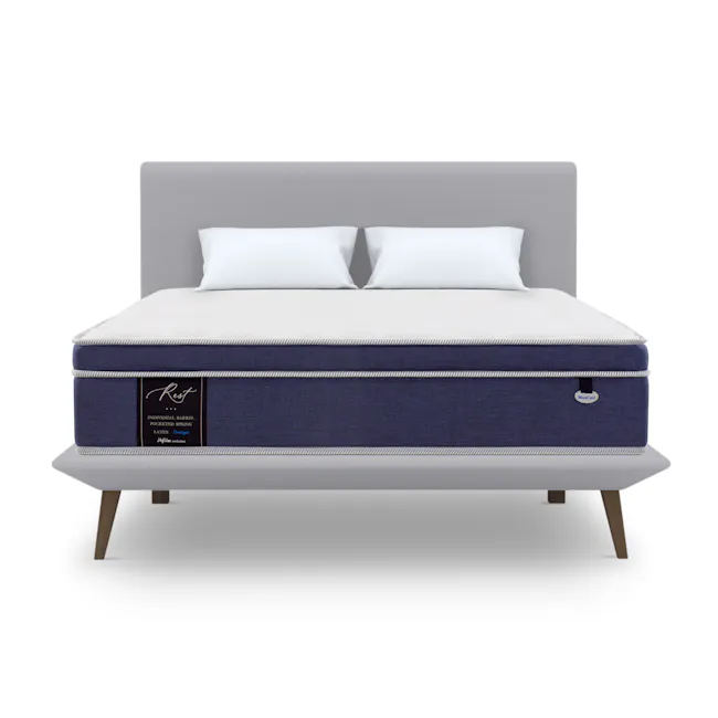 MaxCoil REST 28cm Mattress - Firm (4 Sizes) *HipVan Exclusive!* - 5 - Modern minimalist bed with sleek design, neutral color