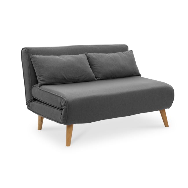 Noel 2 Seater Sofa Bed - Ebony - 5