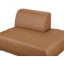 Milan Right Extended Unit - Caramel Tan (Faux Leather) - 10