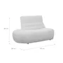 Tara 3 Seater Corner Extended Sofa - Dark Grey - 7