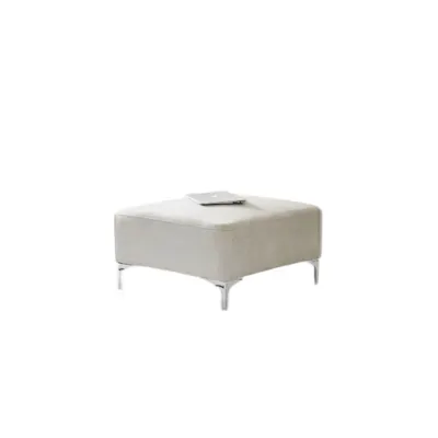 Macaron Ottoman - Light Grey (Pet Friendly)