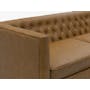 Cadencia 3 Seater Sofa with Cadencia 2 Seater Sofa - Tan (Faux Leather) - 8