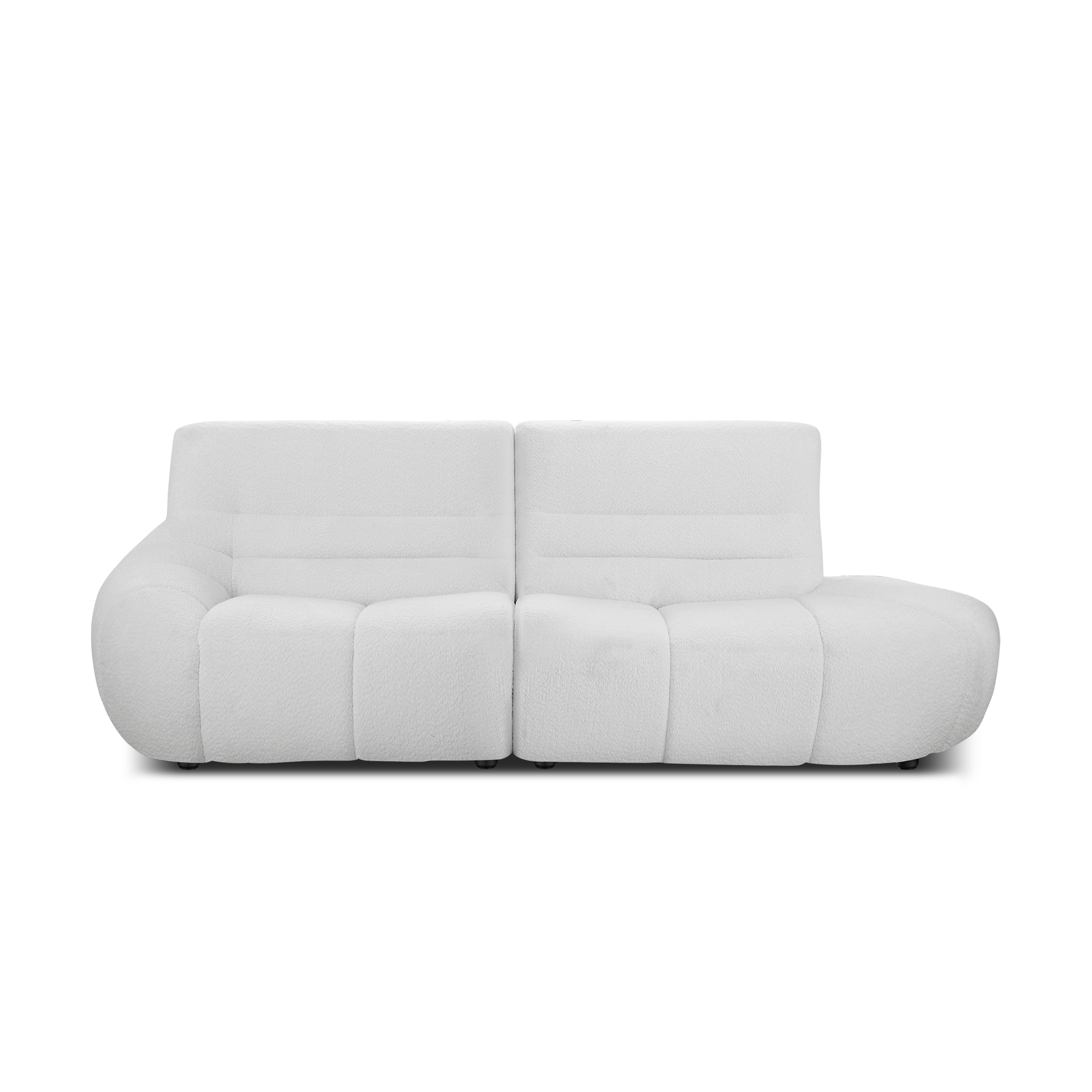 Tara 3 Seater Extended Sofa - Grey
