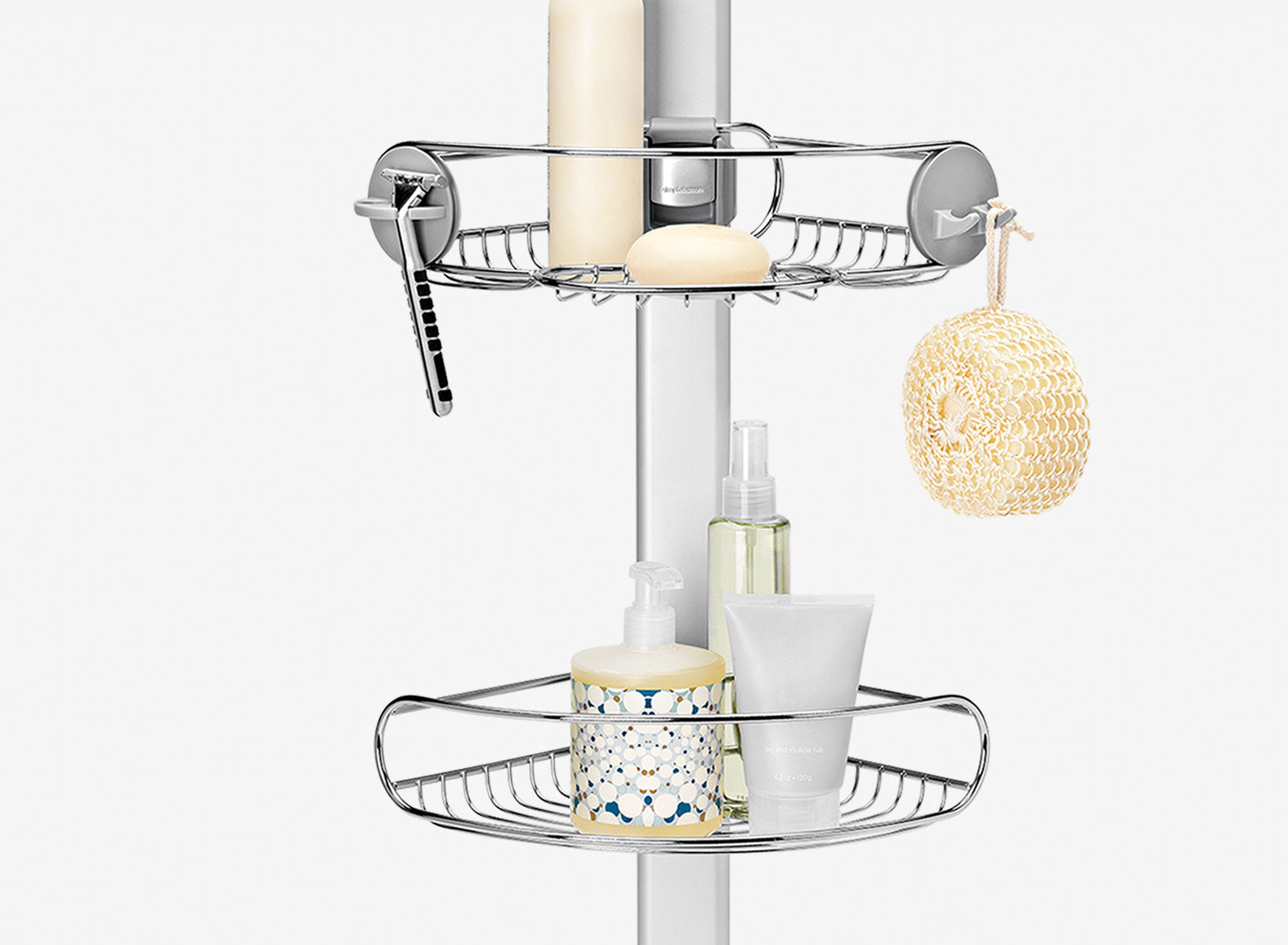 simplehuman Corner Shower Caddy, simplehuman Accessories HipVan