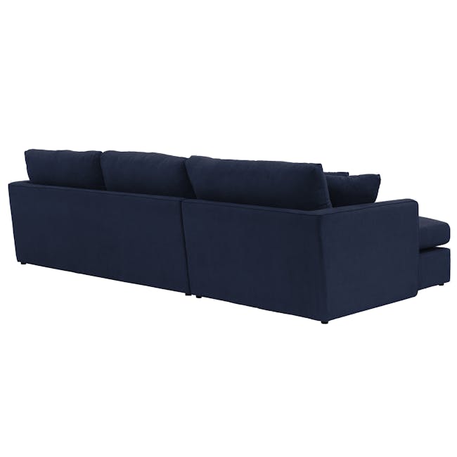 Ashley L-Shaped Lounge Sofa - Navy - 3