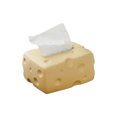 Cheese Ceramic Tissue Box