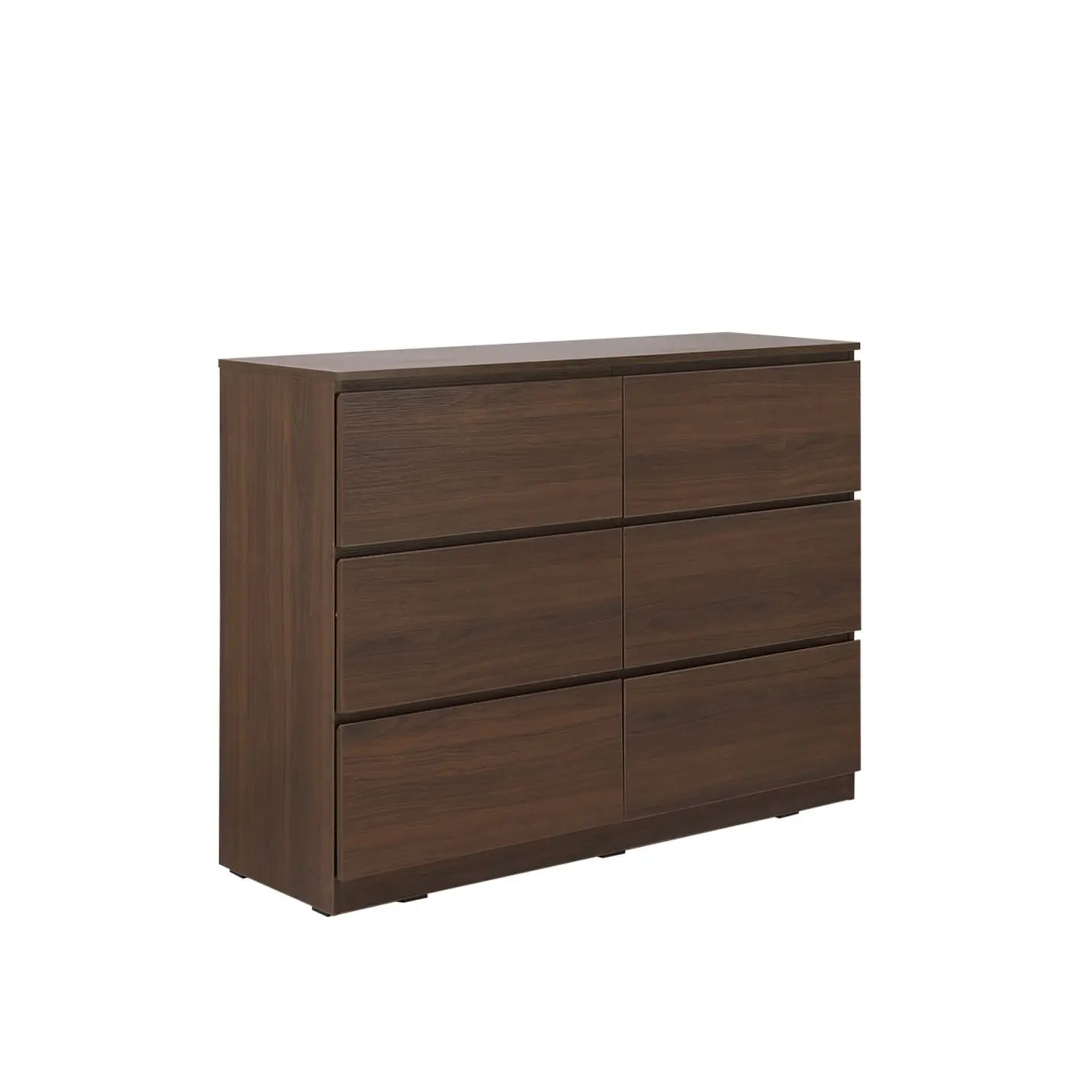 Veda 6 Drawer Chest 1.2m - Walnut