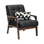 Tucson 2 Seater Sofa with Tucson Armchair - Espresso (Faux Leather) - 11