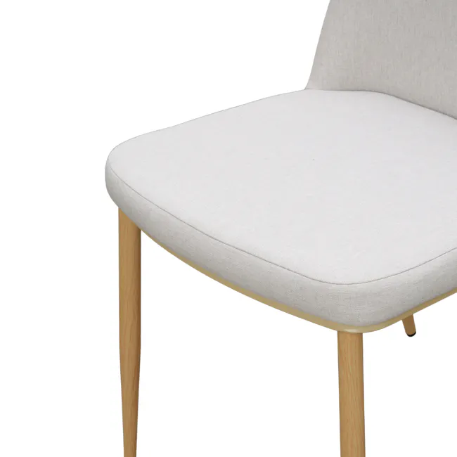 Kate Chair - Oak, Pale Grey - 6