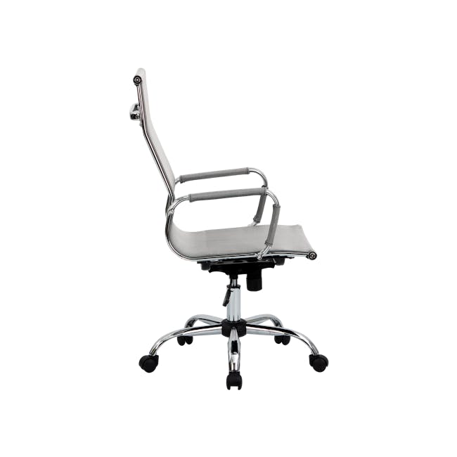 Elias High Back Mesh Office Chair - Grey - 7