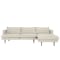Duster L-Shaped Sofa - Almond