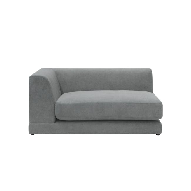 Abby Chaise Lounge Sofa - Stone - 0