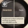 Meyer Midnight Nonstick Hard Anodized Nonstick 28cm Open Stirfry with Helping Handle - 4