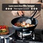 Meyer Midnight Nonstick Hard Anodized Nonstick 28cm Open Stirfry with Helping Handle - 3