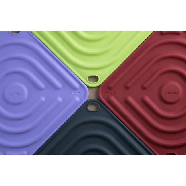 Cookduo Air Trivet - Red - 5 - Air Trivet in vibrant colors, Dual-Function Protective Case, Ergonomic Design for Comfort