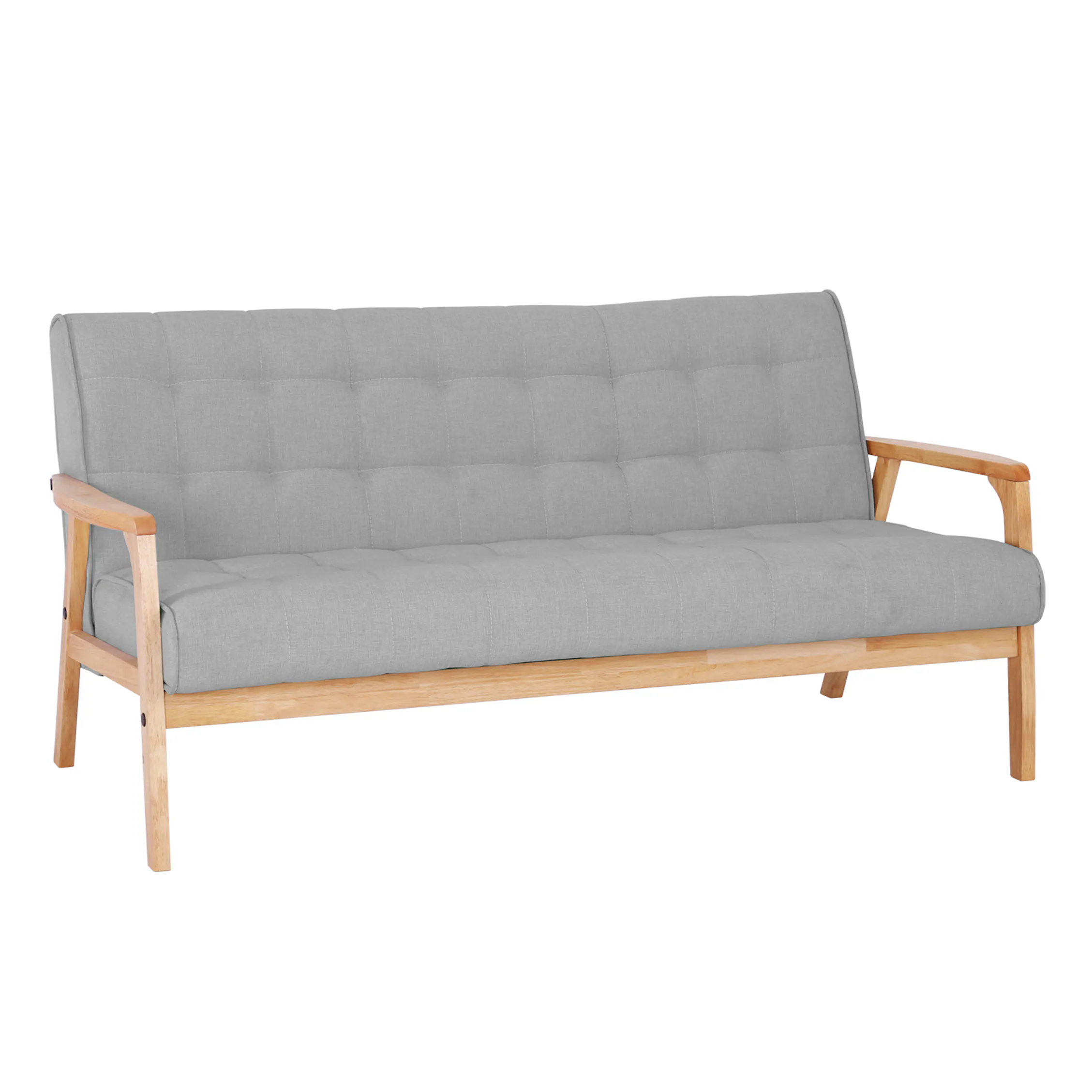 Basic Sofa Tucson 3 Seater Sofa - Cocoa, Espresso (Faux Leather), HV Basic Sofas ...
