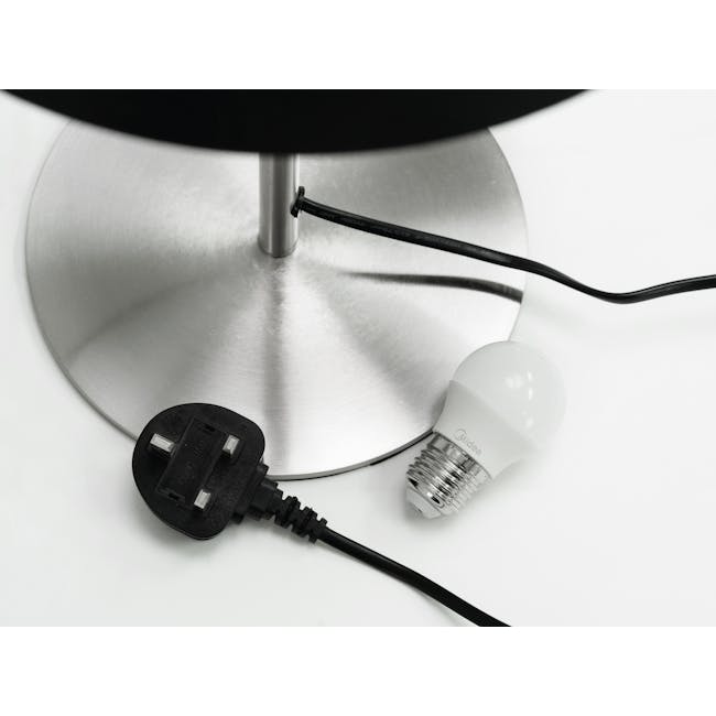 Reese Table Lamp - Black, Nickel - 3