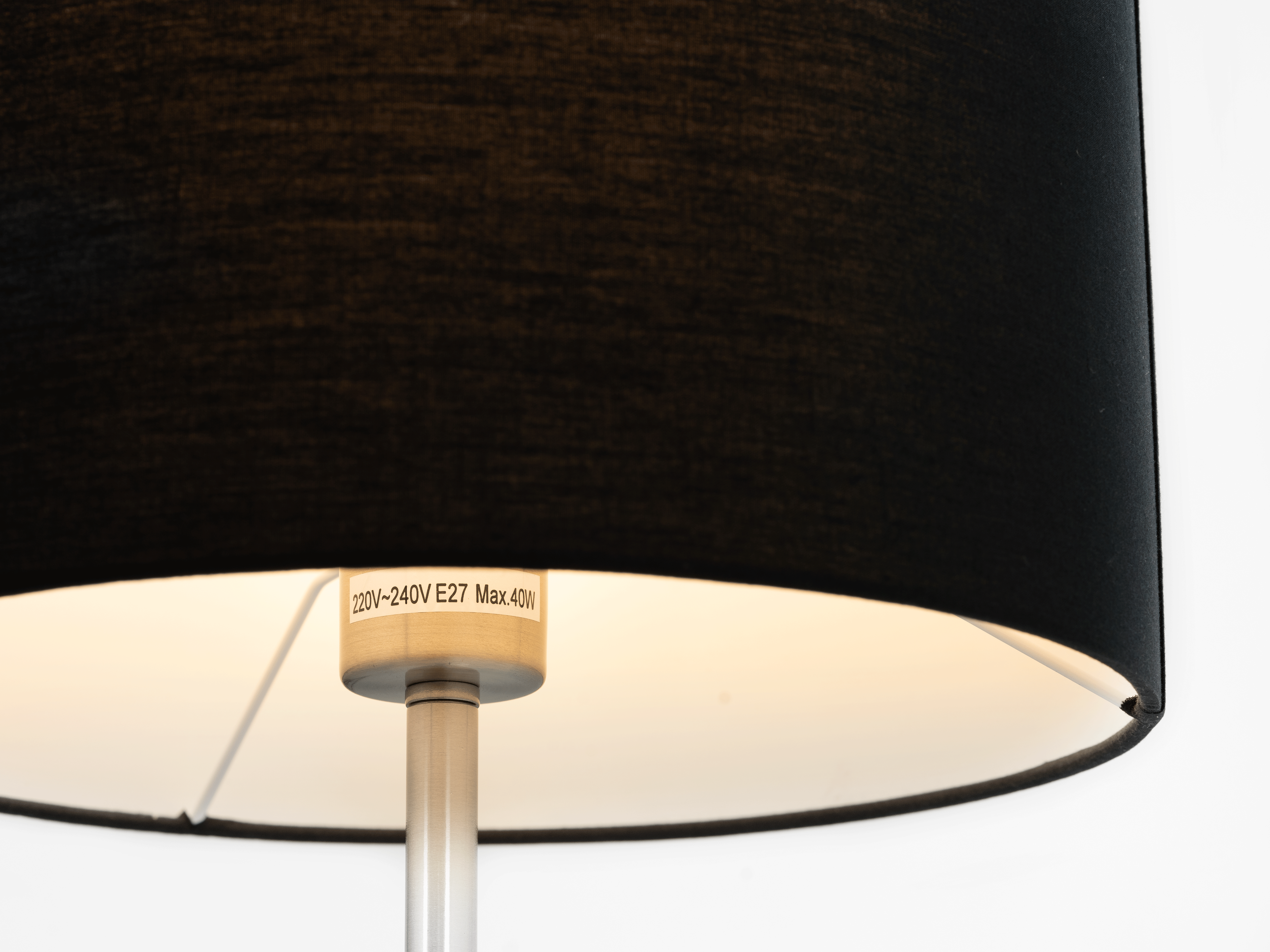 black nickel lamp