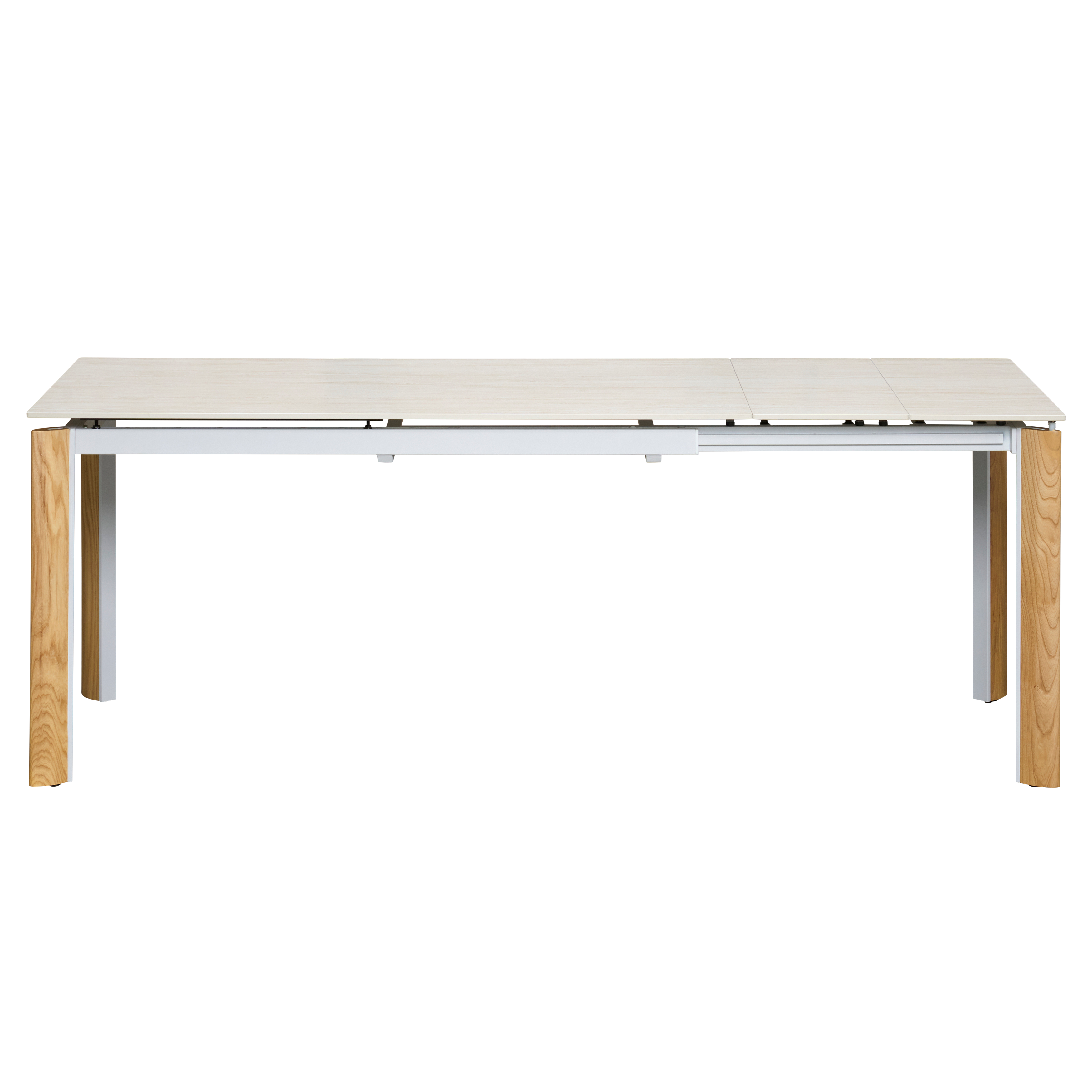 Nelson Extendable Dining Table 1.4m-2m - Travertine (Sintered Stone)
