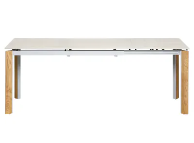 Nelson Extendable Dining Table 1.4m-2m - Travertine (Sintered Stone)