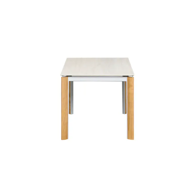 Nelson Extendable Dining Table 1.4m-2m - Travertine (Sintered Stone) - 10