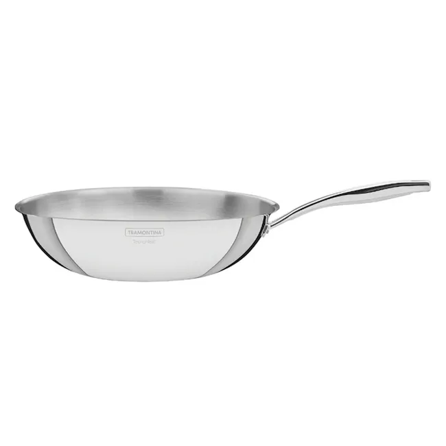 Tramontina Grano 28cm Wok, 18/10 Stainless Steel, Induction - 1