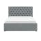 Isabelle Tall Queen Storage Bed - Seal Grey (Velvet)