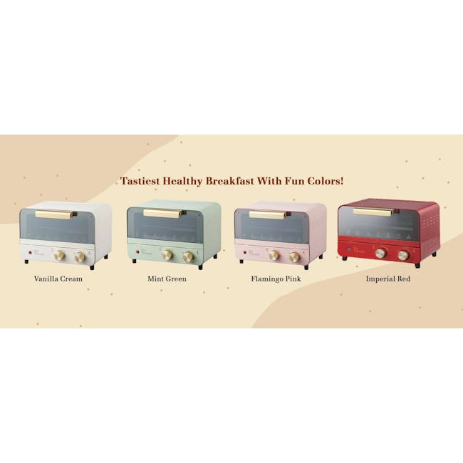 La Gourmet Healthy Electric Oven 12L - Imperial Red - 9
