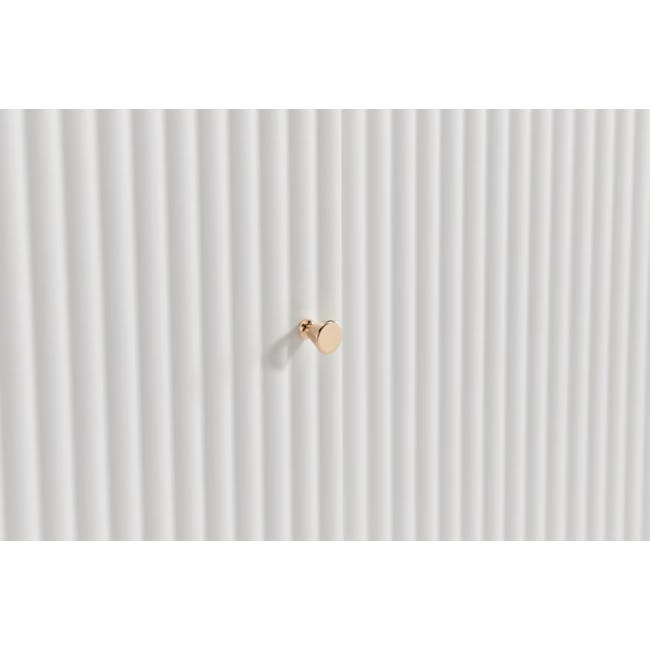 Jenny Sideboard 1.2m - 5 - White, vertical, ribbed, elegant, minimalist, modern, decorative, artistic, sophisticated