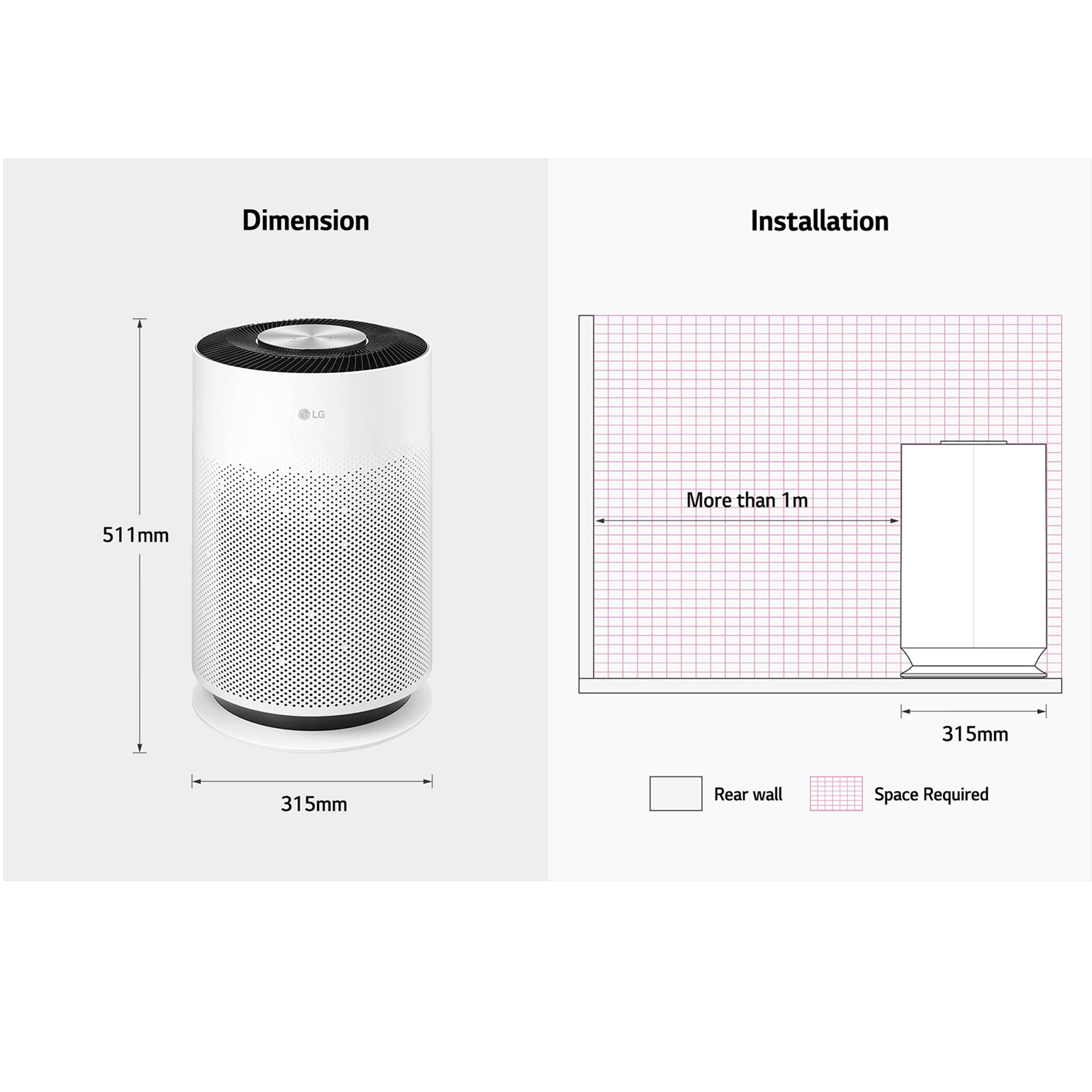 LG PuriCare™ 360° (HIT) (AS60GHWG0) - 13