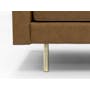 Cadencia 2 Seater Sofa with Cadencia Armchair - Tan (Faux Leather) - 2