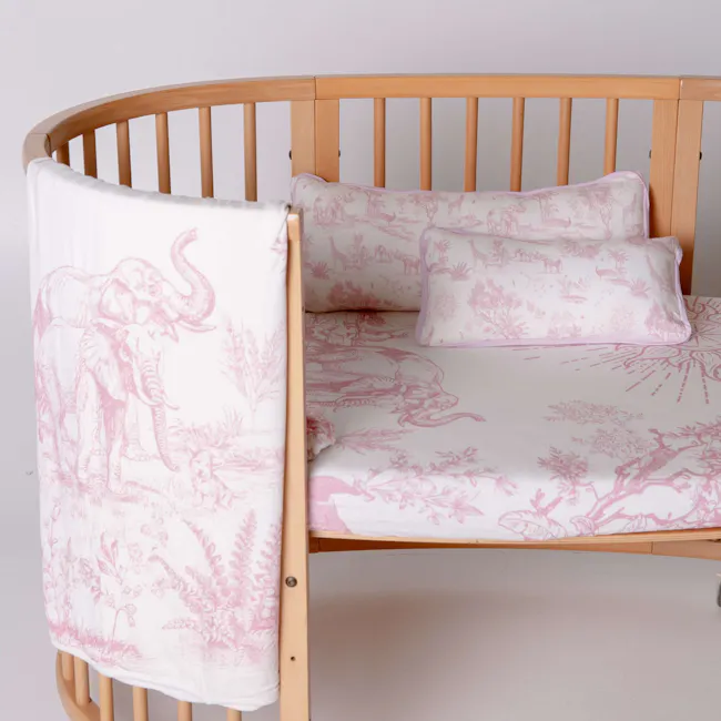 House of Holly Luxe Cloud Pillow - Savanna Toile Pink (3 sizes) - 6