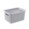 Braided Storage Basket with Lid - Small - 0