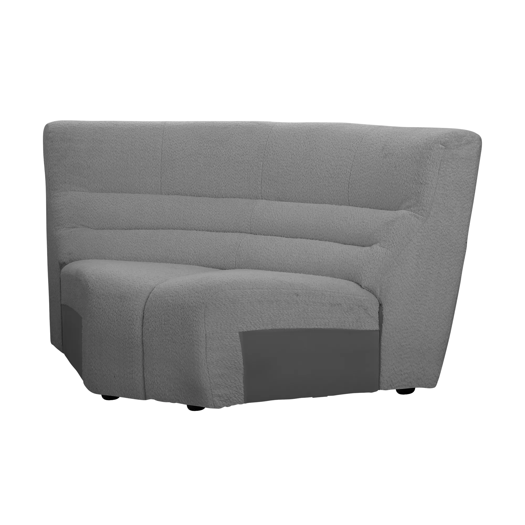 Tara 4 Seater Corner Extended Sofa - Dark Grey - 22