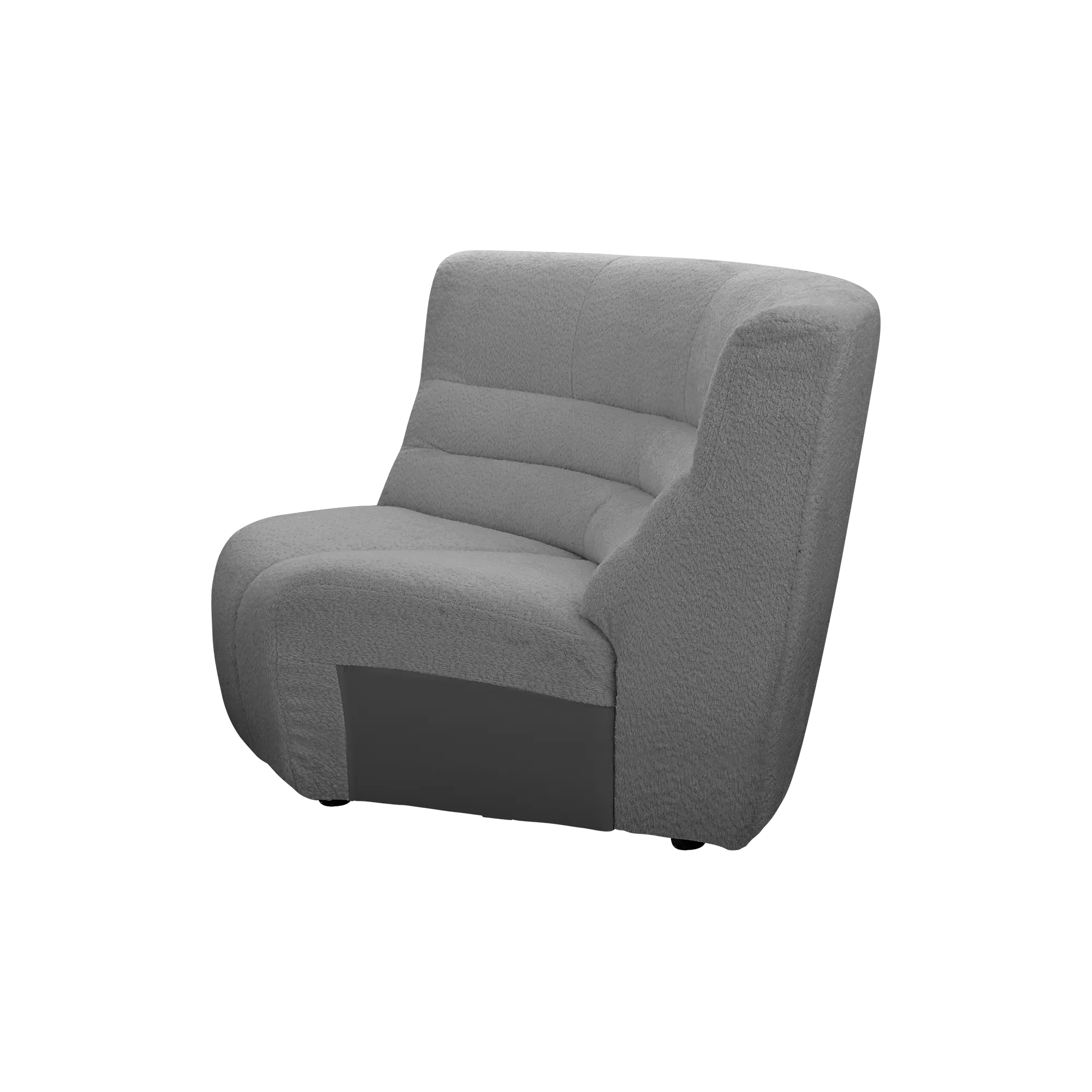 Tara 4 Seater Corner Extended Sofa - Dark Grey - 23