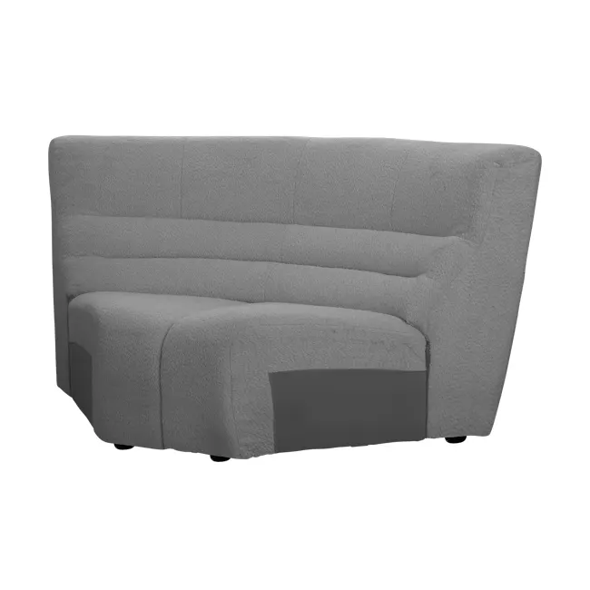 Tara Large Corner Sectional Extended Sofa - Dark Grey - 22