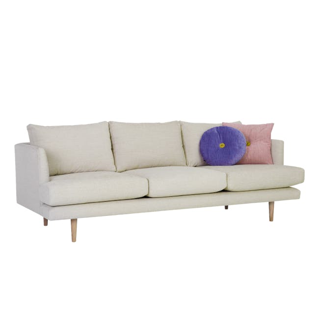 Duster 3 Seater Sofa - Almond - 3
