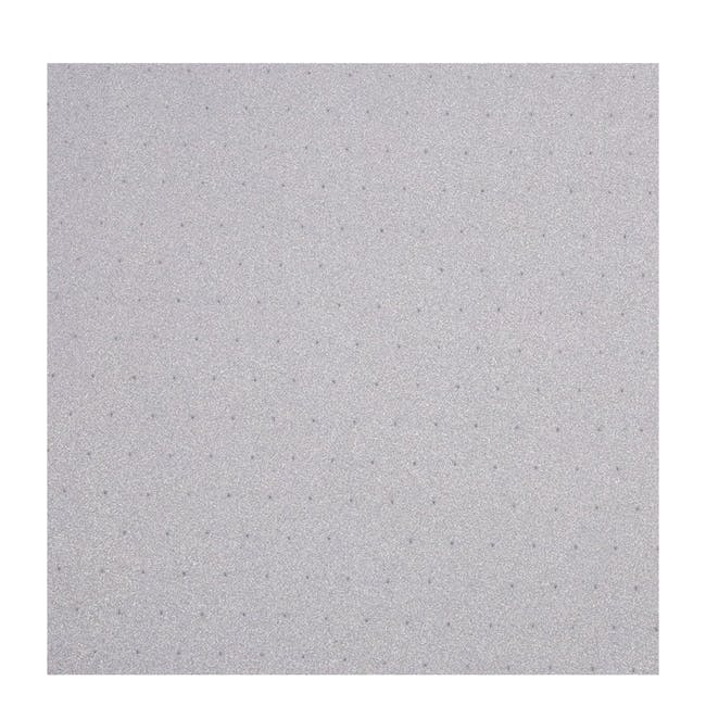 Metaltex Tekno Ironing Board Cover Medium Size - Silver - 3 - Light gray background with subtle speckled pattern, Fine