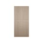 Lucca 2 Door Wardrobe 1 - Graphite Linen, Herringbone Oak - 4