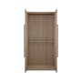 Lucca 2 Door Wardrobe 1 - Herringbone Oak - 0