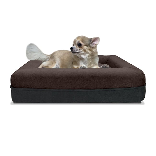 Snooze Doggie Dog Bed - Dark Brown (3 Sizes) - 1