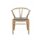 Caine Chair - Oak, Black (Genuine Cowhide) - 1