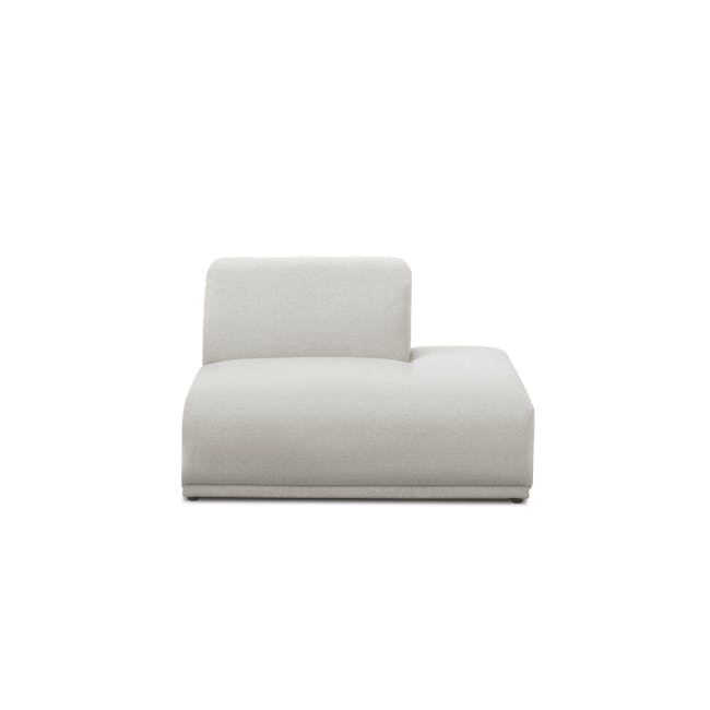 Milan Right Extended Unit - Ivory (Fabric) - 0