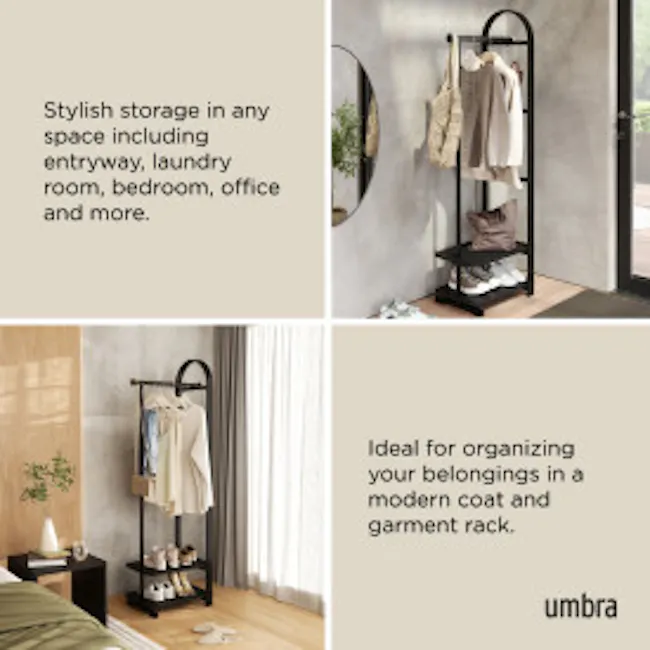 Bellwood Coat Rack - Black - 7