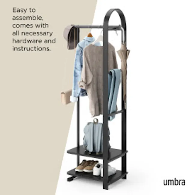 Bellwood Coat Rack - Black - 9