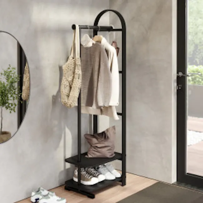 Bellwood Coat Rack - Black - 12
