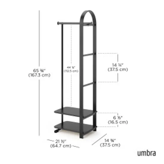 Bellwood Coat Rack - Black - 10