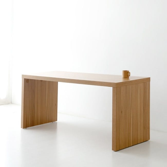 (As-is) Fikk Multipurpose Table 1.6m - Oak - 12